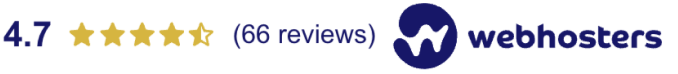4.7 — 66 reviews op webhosters